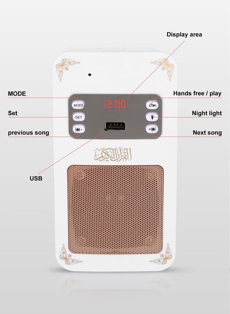BESTIS Quran Plug Wireless Bluetooth Speaker Lamp SQ-669 MP3 Audio Playing with APP Function - Image 3